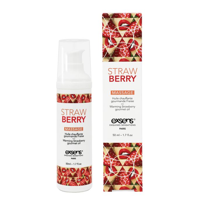 Warming Massage Oil - Strawberry