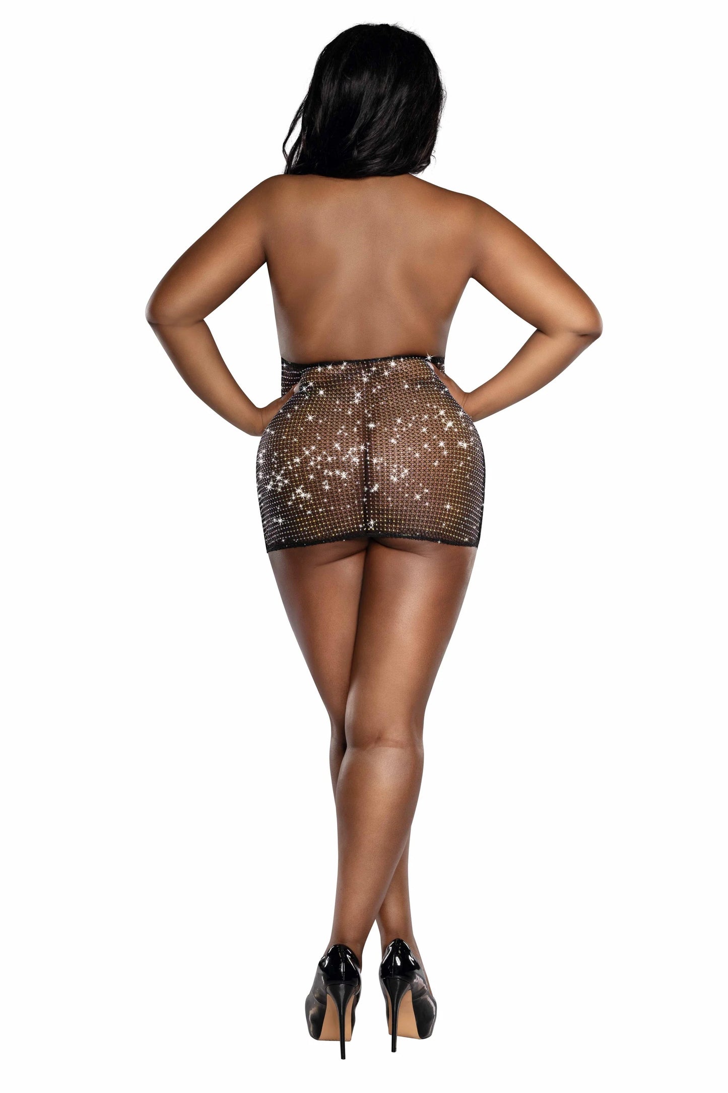 Dreamgirl Shine Bright Cowl Neck Dress