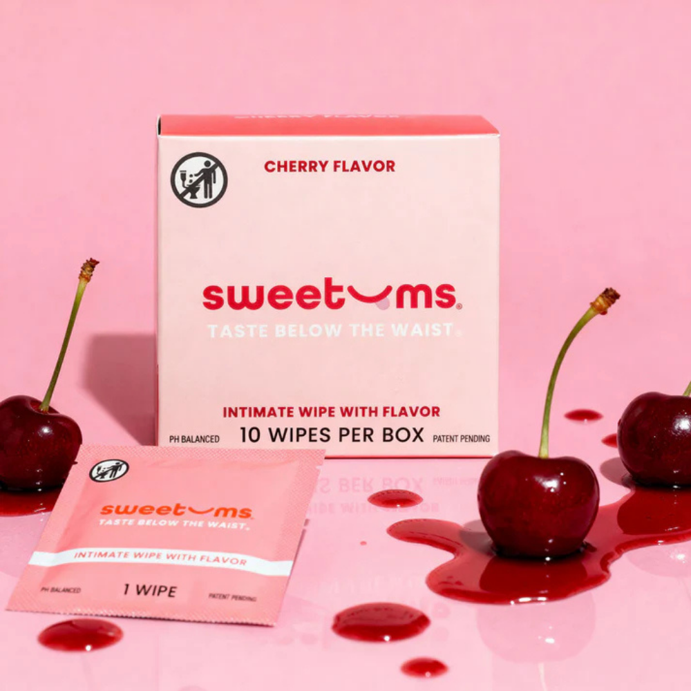 Sweetums Cherry Flavored Wipes