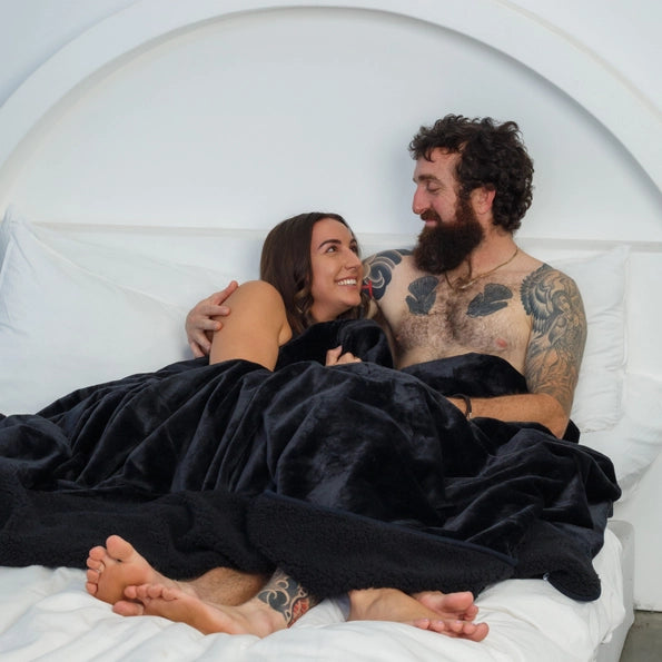 Waterproof Splash Blanket ™️Black on Black - OG