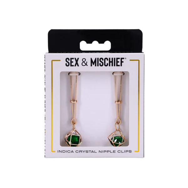 Indica Crystal Nipple Clips