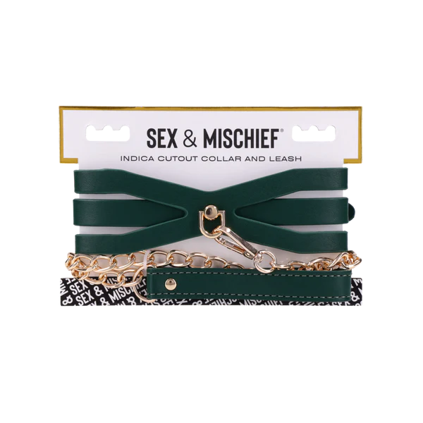 Indica Cutout Collar and Leash