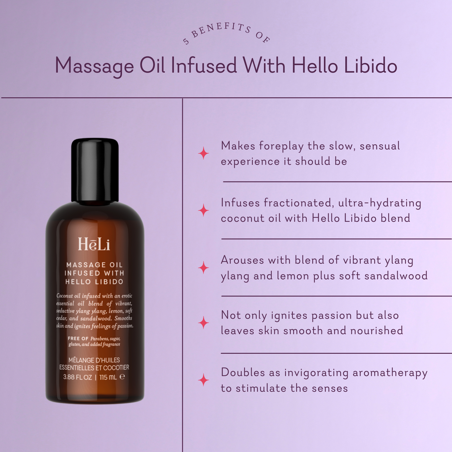 HeLi - Massage Oil Infused with Hello Libido